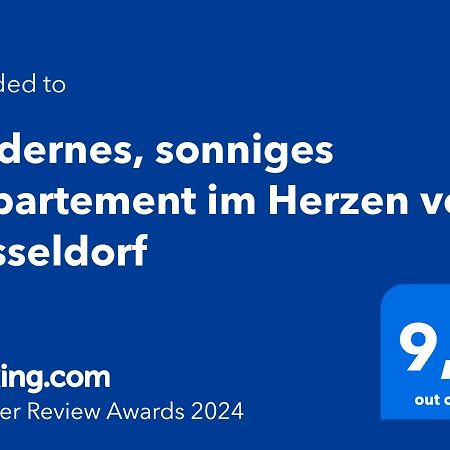 Modernes, Sonniges Appartement Im Herzen Von Duesseldorf Buitenkant foto