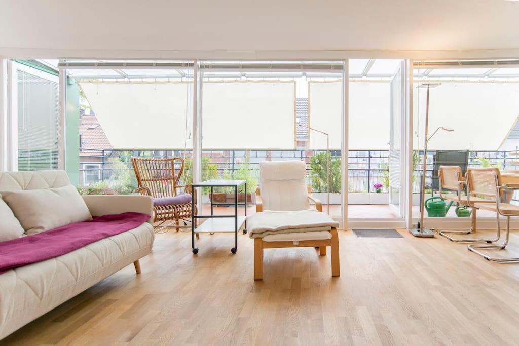 Modernes, Sonniges Appartement Im Herzen Von Duesseldorf Buitenkant foto