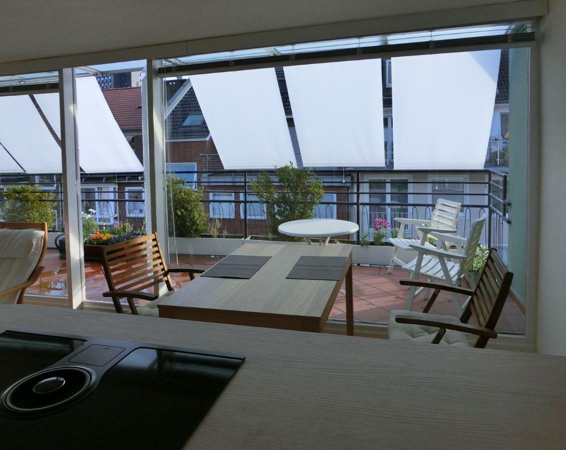 Modernes, Sonniges Appartement Im Herzen Von Duesseldorf Buitenkant foto